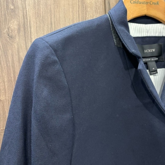 J Crew Regent Wool Blazer size 4 Navy Blue - Picture 4 of 11